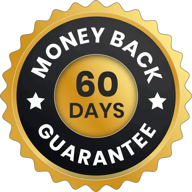 60 day money back guarantee